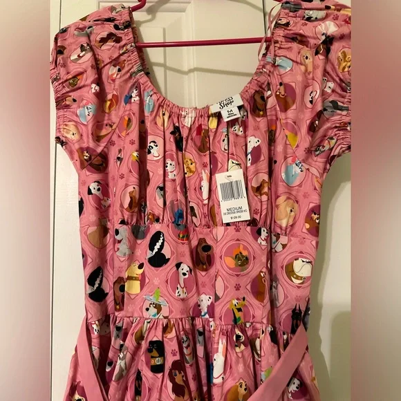 RARE Disney Dogs Vintage Style Dress NWT Size Medium - Picture 16 of 16